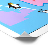 ペンギンのカスタマイズ可能な写真ポスターFROM 14.95 ポスター (角)