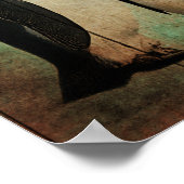 ペンギンのカップルがかつて結婚式の贈り物に ポスター (角)