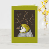 ペンギンのカードを取り出す カード (黄色い花)