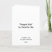 ペンギンのキスカード シーズンカード (裏面)