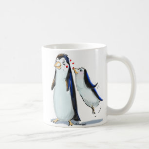 ペンギンのキス コーヒーマグカップ