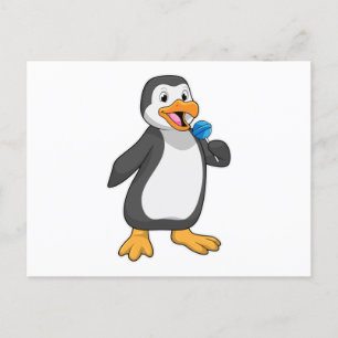 ペンギンのキャンディー ポストカード