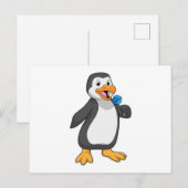 ペンギンのキャンディー ポストカード (正面/裏面)