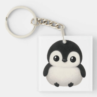 ペンギンのキーチェーン - かわいいペンギンのチャーム キーホルダー