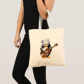 ペンギンのギタリスト トートバッグ (正面(商品))