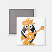 ペンギンのギタリスト マグネット (正面/裏面)
