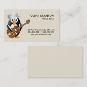 ペンギンのギタリスト 名刺 (正面/裏面)