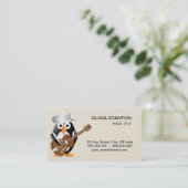 ペンギンのギタリスト 名刺 (スタンド正面)