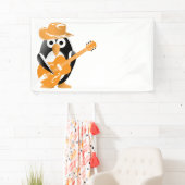 ペンギンのギタリスト 横断幕 (インサイチュ)