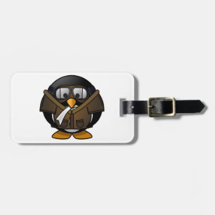 ペンギンのギフトのパイロット ラゲッジタグ