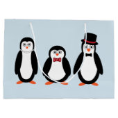 ペンギンのギフトバッグ ラージペーパーバッグ (裏面)
