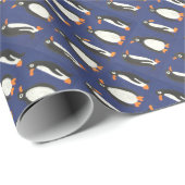 ペンギンのギフト包むこと ラッピングペーパー (ロールコーナー)