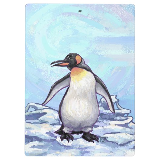 ペンギンのギフト＆アクセサリー クリップボード (裏面)