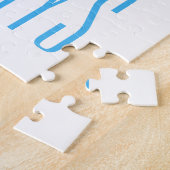 ペンギンのクリスマスお祝い16"x20" ジグソーパズル (側面)