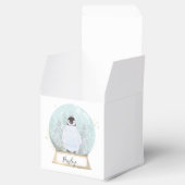 ペンギンのクリスマスをパーソナライズ フェイバーボックス (オープン)