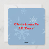 ペンギンのクリスマスカード シーズンカード (裏面)