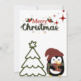 ペンギンのクリスマスカード シーズンカード