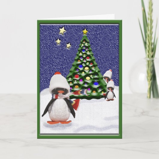 ペンギンのクリスマスパライソ シーズンカード (正面)