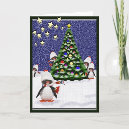 ペンギンのクリスマスパライソ シーズンカード (正面)