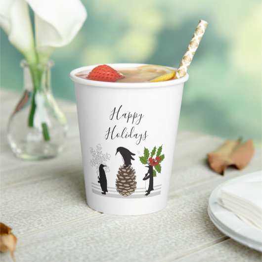 ペンギンのクリスマスパーソナルギフト 紙コップ (インサイチュ)