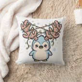 ペンギンのクリスマスピロー クッション (ブランケット)