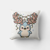 ペンギンのクリスマスピロー クッション (正面)