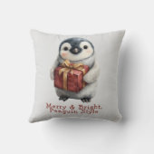 ペンギンのクリスマス クッション (裏面)