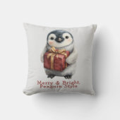 ペンギンのクリスマス クッション (正面)