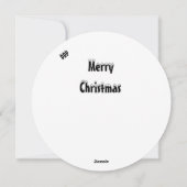 ペンギンのクリスマス シーズンカード (裏面)