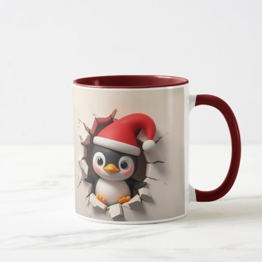 ペンギンのクリスマス マグカップ (右)