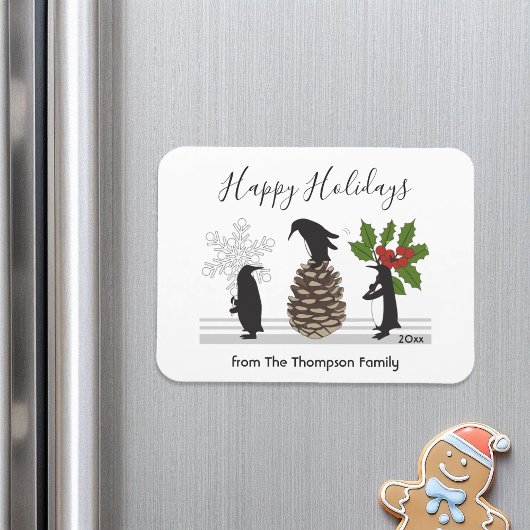 ペンギンのクリスマス マグネット