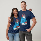 ペンギンのゲームコントローラー Tシャツ (ユニセックス)