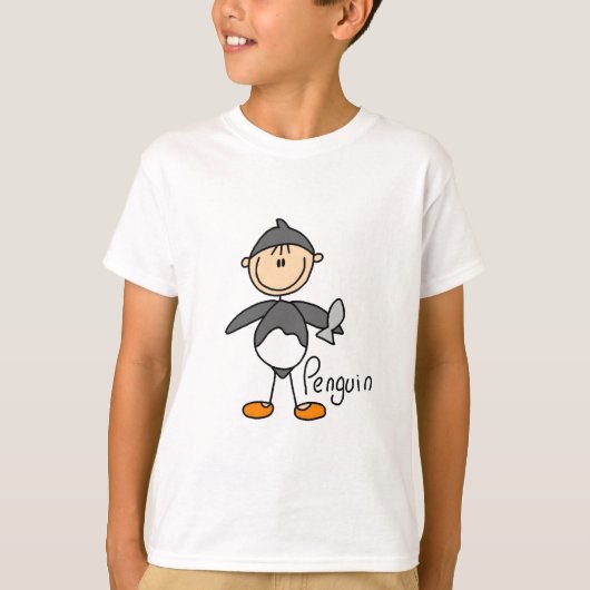 ペンギンのコスプレTシャツとギフト Tシャツ (正面)