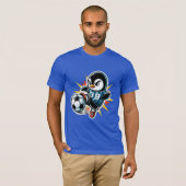 ペンギンのサッカー感覚7 Tシャツ (正面フル)
