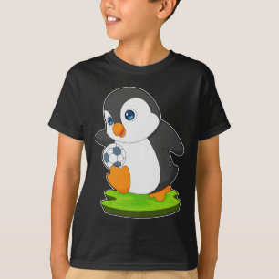 ペンギンのサッカー選手 Tシャツ