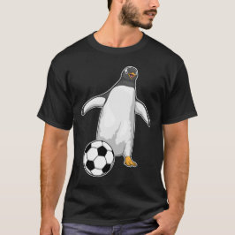 ペンギンのサッカー選手 Tシャツ