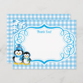ペンギンのサンキューカード サンキューカード (正面/裏面)