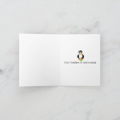 ペンギンのサンキュー サンキューカード (内部)
