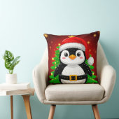 🐧 ペンギンのサンタ クリスマスツリー ホリデー Fun ✨ クッション (椅子)