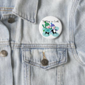 ペンギンのスケートで滑ることは涼しいです 缶バッジ (インサイチュ)