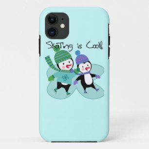 ペンギンのスケートで滑ることは涼しいです iPhone 11 ケース