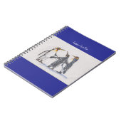 ペンギンのスパイラルブック ノートブック (左側)