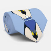 ペンギンのタイ ネクタイ (ロール)