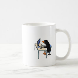 ペンギンのタキシードのシステム・アドミニストレーター コーヒーマグカップ