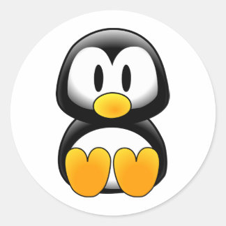 ペンギンのタックス画像 ラウンドシール