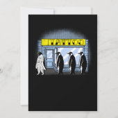 ペンギンのタトゥーギフト サンキューカード (正面)