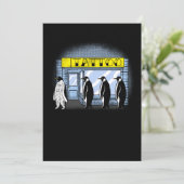 ペンギンのタトゥーギフト サンキューカード (スタンド正面)