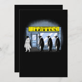 ペンギンのタトゥーギフト サンキューカード (正面/裏面)