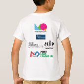 ペンギンのチームワイシャツの希望 Tシャツ (裏面)