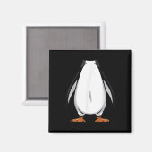 ペンギンのハロウィンの装おもしろい置シンプル、子供の衣装 マグネット (正面/裏面)